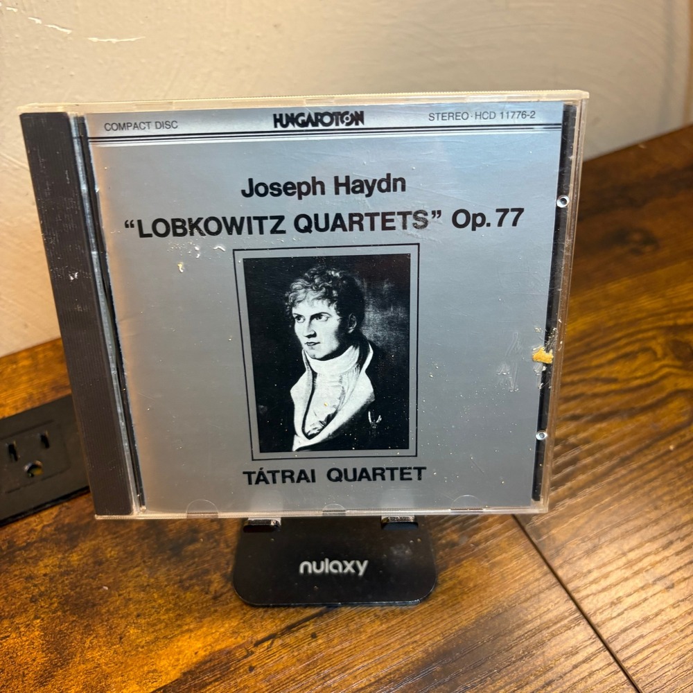 Joseph Haydn Lobkowicz Quartets Op 77 Tátrai Quartet CD Hungaroton HCD 11776-2